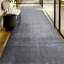 Chemin de table gris foncé noué à la main de haute qualité