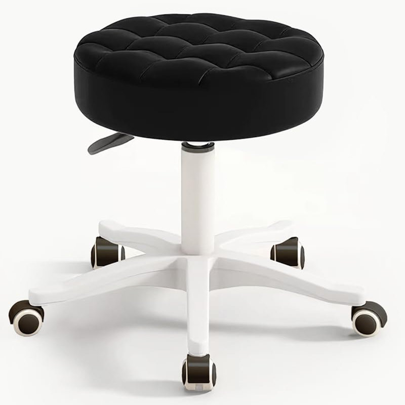 Tabouret à roulettes, Noir