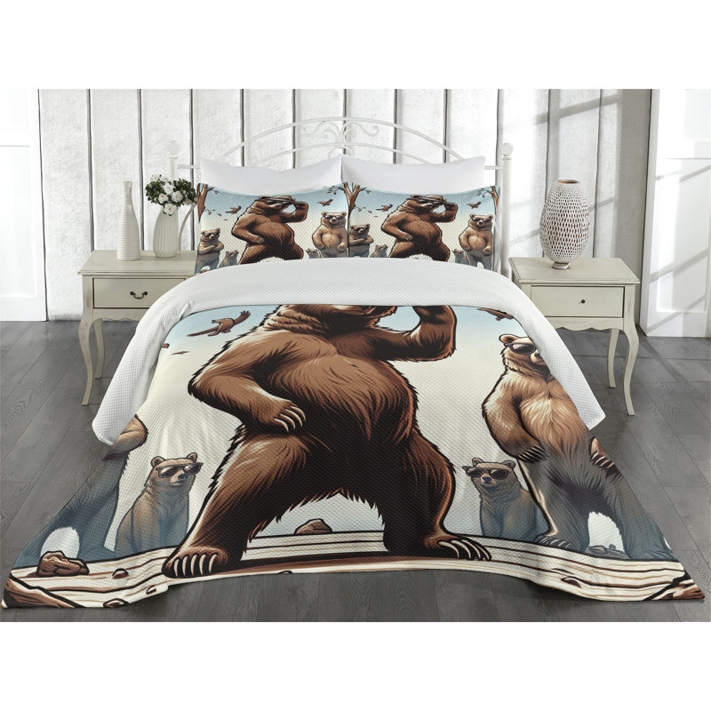 Polyester Coverlet, Queen Coverlet + 2 Standard Shams