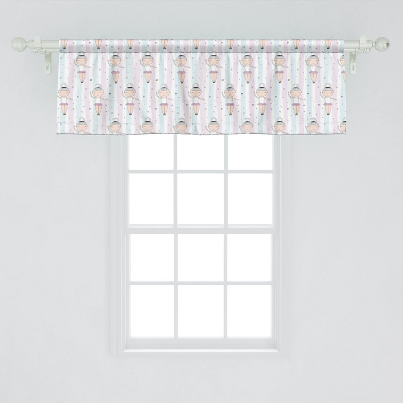 Ensemble de 2 cantonnières Ambesonne Ballerina 92491, L 54 po x L 12 po