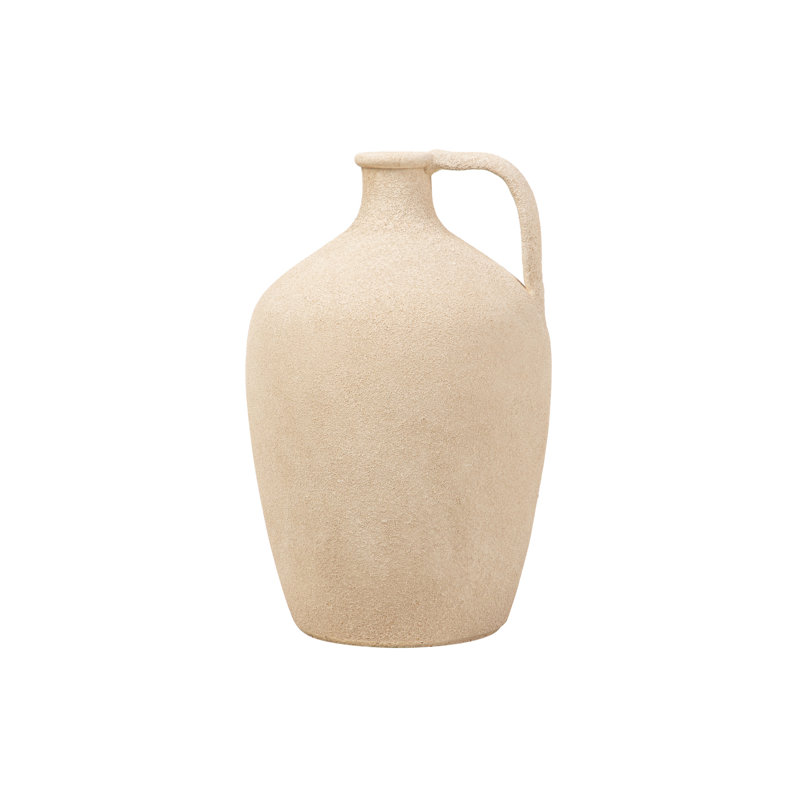 CERAMIC VASE, 40cm, Brown