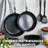 GreenPan Chatham Black Prime Midnight Healthy Ceramic Nonstick, 5 Piece Cookware Set