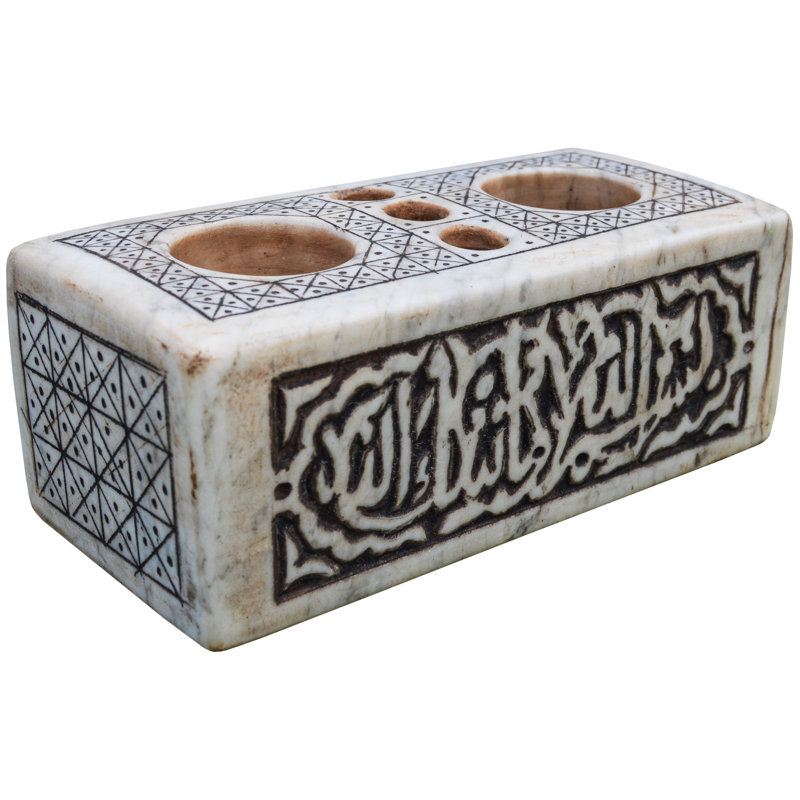 3.25'' H Marble Tabletop Candelabra