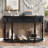 Modern And Contemporary Curved Console Table Sofa Table Entryway Table For Hallway Living Room With 4 Drawers And 1 Shelf-444731429