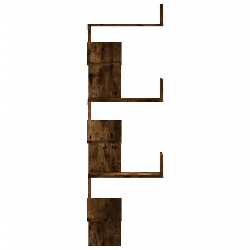 Rombout Floating Shelf, Smoked Oak