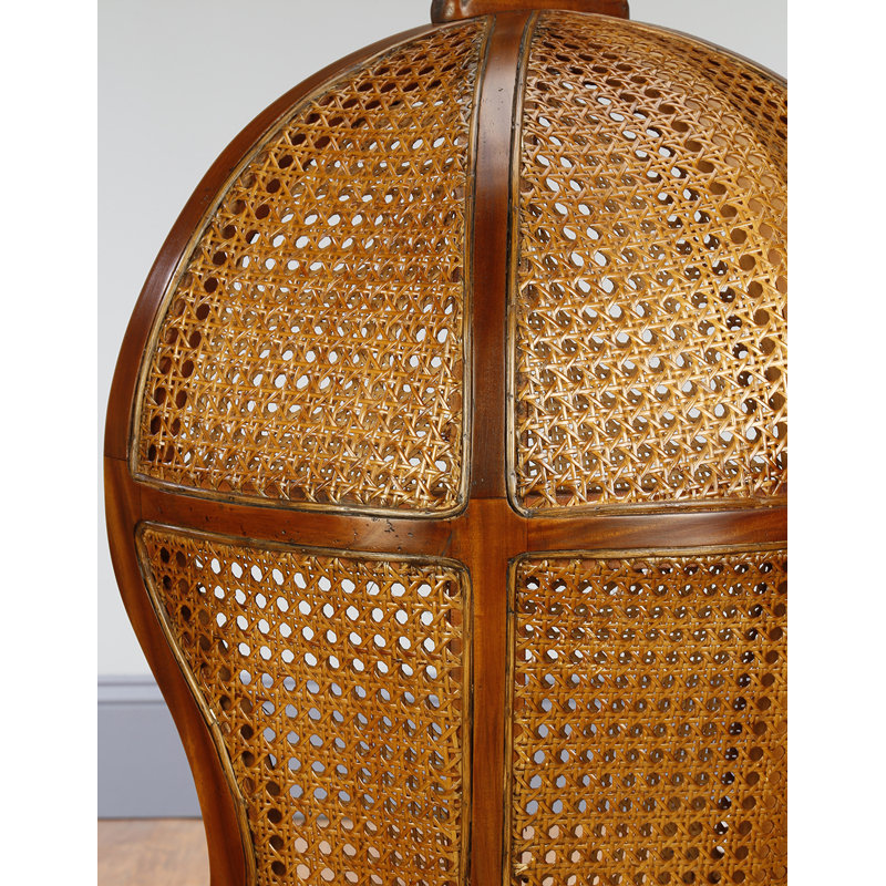 Chaise d'appoint rembourrée pour enfant Shauna, Noyer