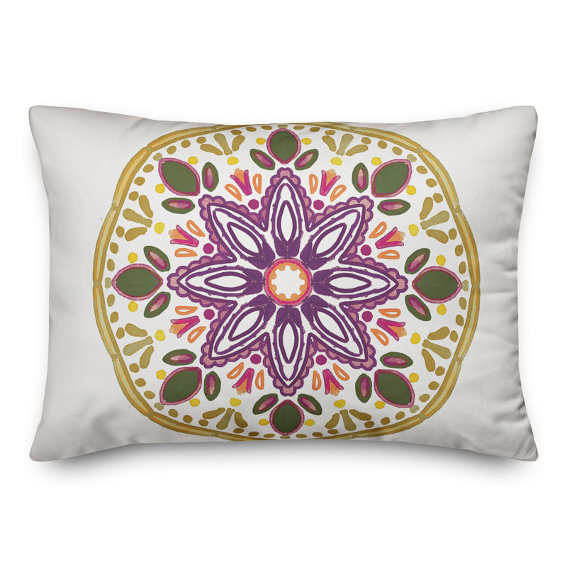  Housse et insert de coussin d'extérieur pour l'extérieur, Mauve, Floral 1