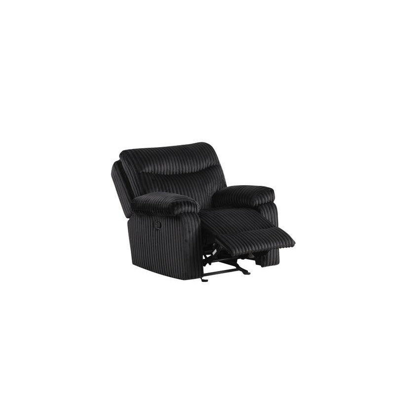 Klauck Upholstered Recliner, Black