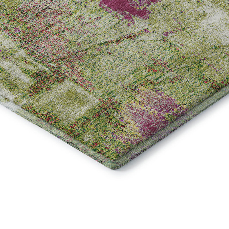 Premium Machine Washable Natoma AMF989 Abstract Rug, Rectangle 8' x 10'