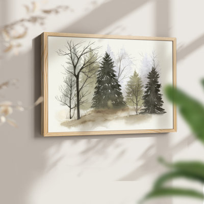 «In the Mist II», reproduction encadrée
