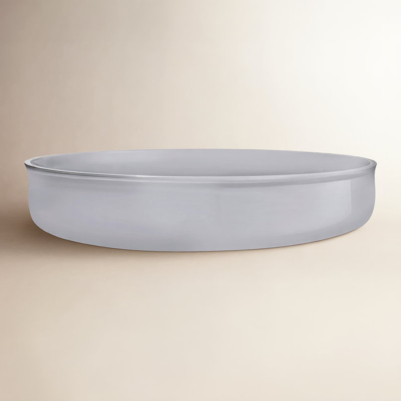 Midnight Serving Bowl, Opal Gray
