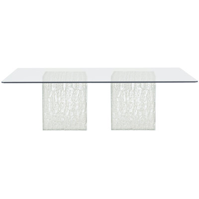Arctic Glass Dining Table