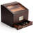 FT-2042 Cigar Humidor Box for 85 Counts, See-Through Design with Spanish Cedar Lining & Divider, Digital Hygrometer