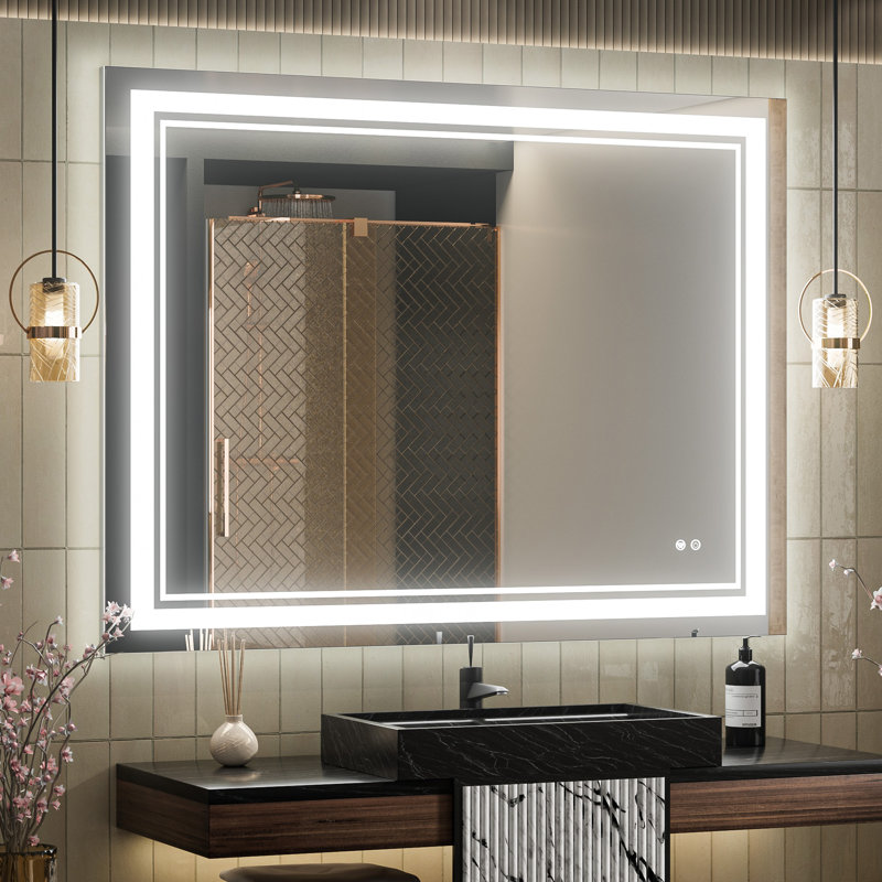 Miroir de salle de bain Kaelia, 32 po x 40 po
