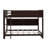 Queen Over Queen Bunk Bed With Storage Cabinets And USB Charging Ports-1461902274