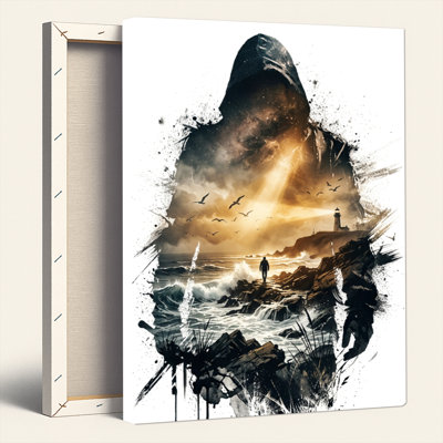 Ensemble de 1 tableau sur toile Mystic Ocean