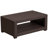 Alderman 5 Piece Outdoor Faux Rattan Chair, Sofa and Table Set in Chocolate Brown