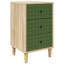 36cm W Engineered Wood Bedside Table
