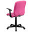 Chaise de bureau pivotante en vinyle Bonavant-100667718-100667724