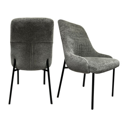 Chaise de salle à manger Upholstery Boucle