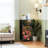 4 Drawer Dresser for Bedroom, Narrow Chest of Drawers, Wooden Top and Study Iron Frame 18"x37.5"-(WxH)