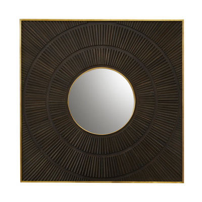 Sana Solid Wood Flat Wall Mirror