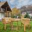 Outdoor 3 - Piece Teak Dining Set