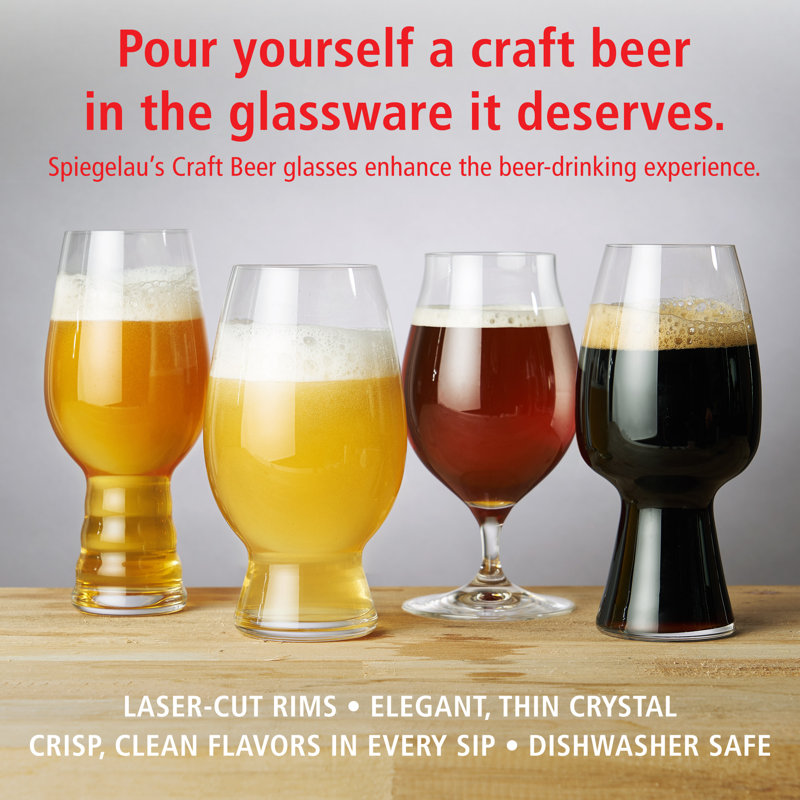 26.5 oz. Crystal Wheat Beer Glass