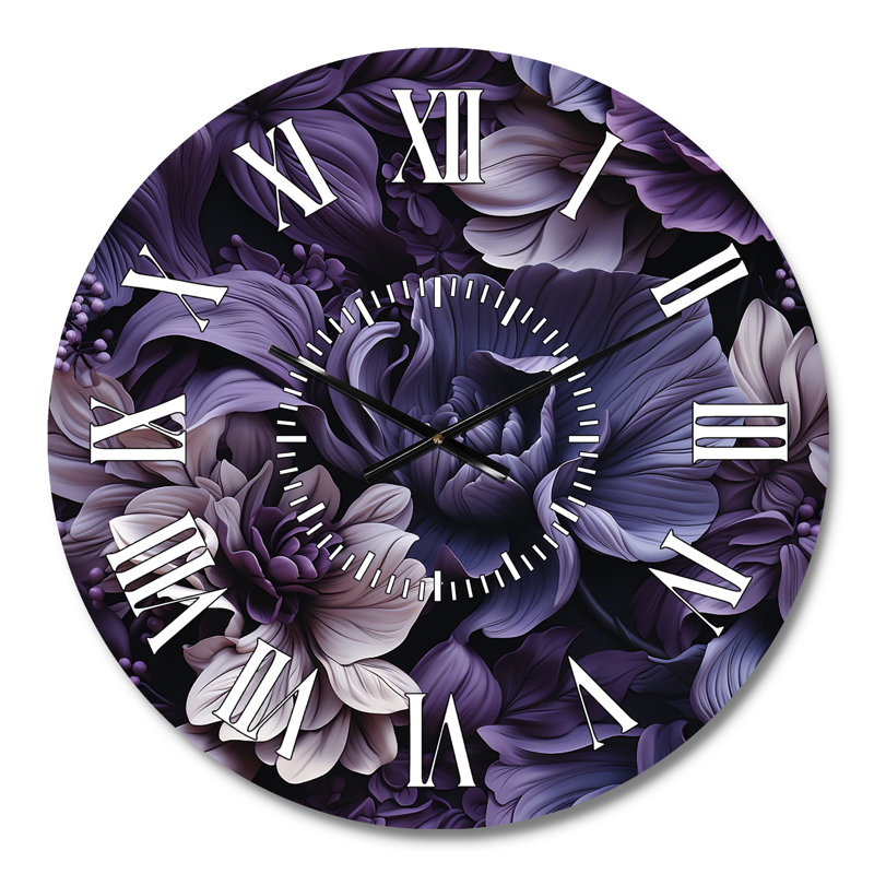 Horloge murale Shadowed Elegance Moody, Médium