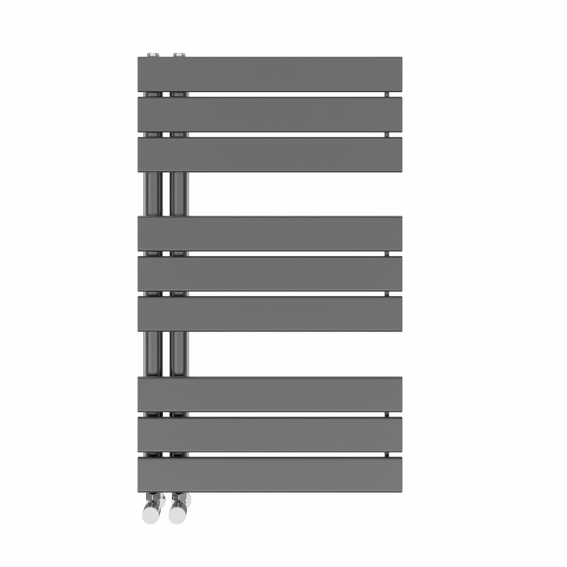 Artavius Flat Panel Towel Rail Heated Towel Rails, Gunmetal