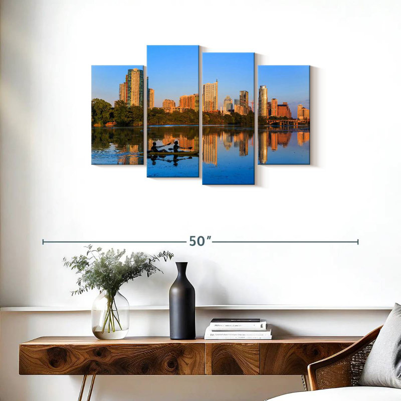 Sireci Kayaking At Zilker Park, 22" H x 36" W