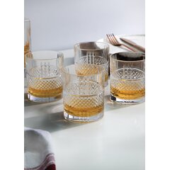 Glass set round whiskey glass (12 oz.)- Vintage crystal alcohol, whiskey,  tequila, Scotch, white wine, rum, man's gift, thick-weighted bottom  cocktail 350ml 