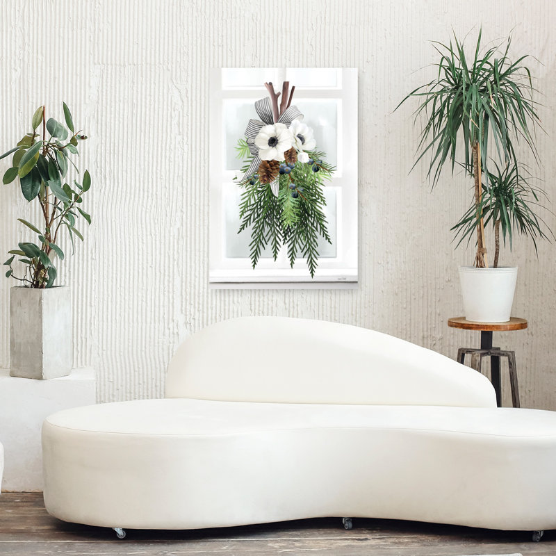 Art contemporain fleur de pin Juniper, H 36 po x l 24 po