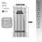 Studio Series 36" W PVC Foldable Accordion Doors, Walnut