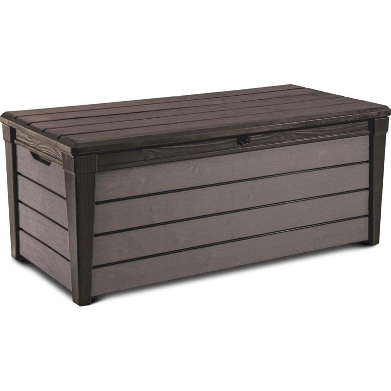 Keter Brushwood 454L Storage Box- Brown, Brown