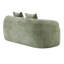 Canapé courbé vert avec accoudoir rond, canapé à compression avec 2 coussins, canapé pour petit espace, salon, chambre à coucher, sans assemblage-709501110