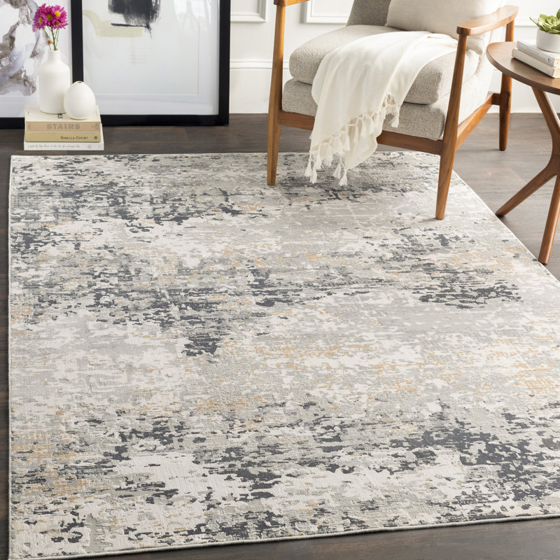 Anwen Abstract Indoor Rug, Rectangle 7'10" x 10'3"