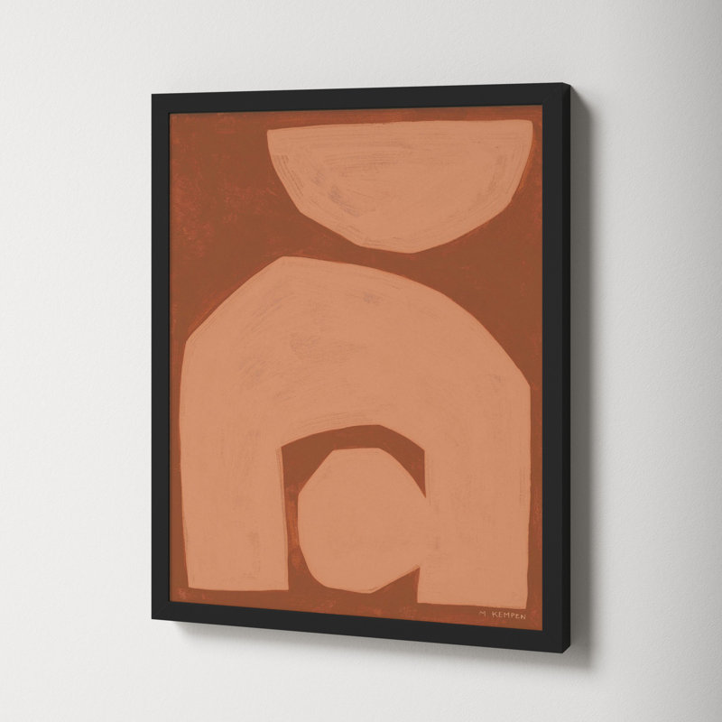 Module On Terra Cotta 2 by Michael Kempen, 20'' H x 16'' W, Black