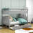 Durron Kids Full Over Full Bunk Bed with Drawers-1933439613