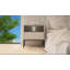 Ahola 134.62cm W Metal Bedside Table-418516071-418516056