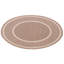 Tapis taupe en jute ivoire Natura 2 pi 8 po x 8 pi 2 po-1423791349