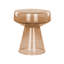 Moneer Glass Top Pedestal Side Table Set-708957373