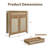 Rattan Sideboard Buffet Cabinet