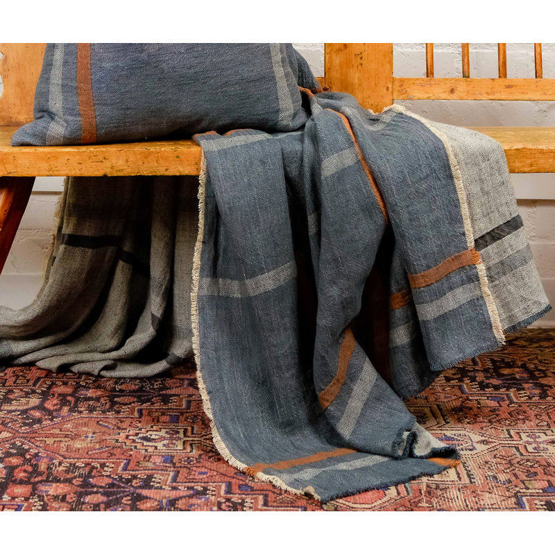 Bryant Handwoven Linen Oversized Throw