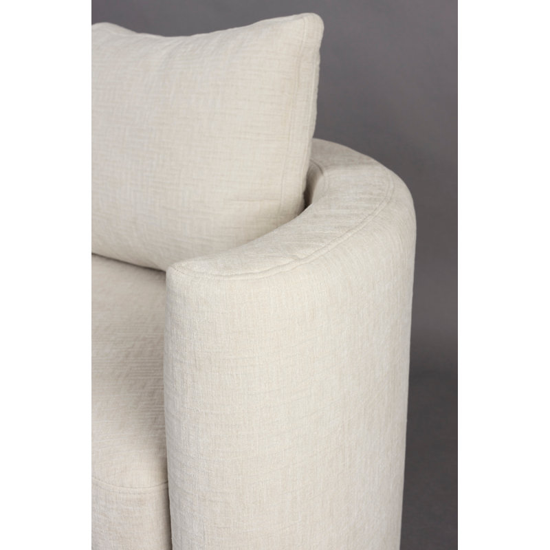Fernon Upholstered 90'' Sofa, Off-White