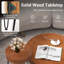 Ensemble de 2 tables basses d'appoint Farmhouse
