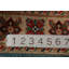 Tapis de vestibule oriental bleu clair Kazak 2x3