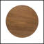 Table de bar ronde en bois Mid-Century-313276401