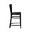 Arzella Fully Assembled Commercial Grade Black Solid Beech Wood Counter Stool (Set of 2)-1275339602
