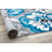 Rooshi Moroccan Blue/Gray/Ivory Area Rug-2069895278
